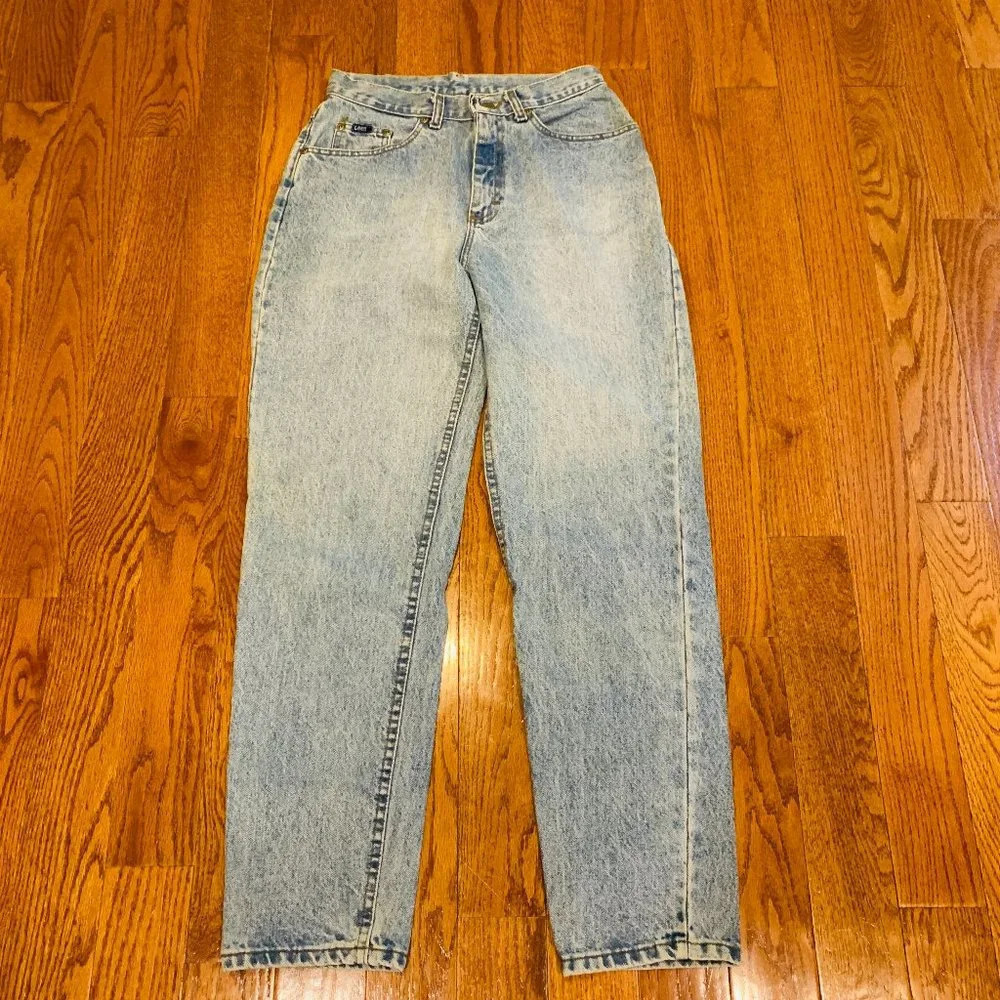 Vintage Lee Deadstock Denim Blue Jeans Women’s Made In USA NEW